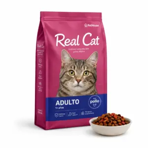 Real Cat Adulto Sabor Pollo 3kg